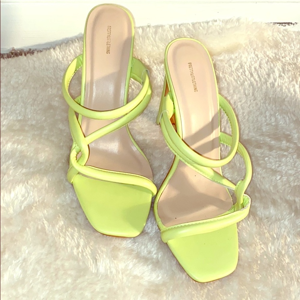 Lime heels size US 9/UK 7